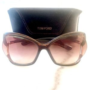 Authentic Tom Ford Brown Gradient Sunglasses
